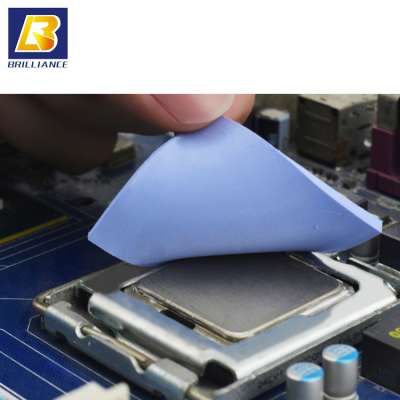 Shenzhen brilliance rubber Silicone Fireproof Thermal Conductive Rubber Sheet,200*200*3mm thermal silicone sheet