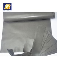 High Conductive Graphite Coating Gasket Sheet Wholesale Fireproof Plastic Sheet emi proof rubber sheet